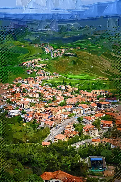 San Marino Kunstfotografie — Stockfoto