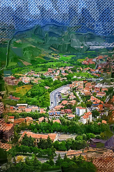 San Marino Arte Fotografía — Foto de Stock