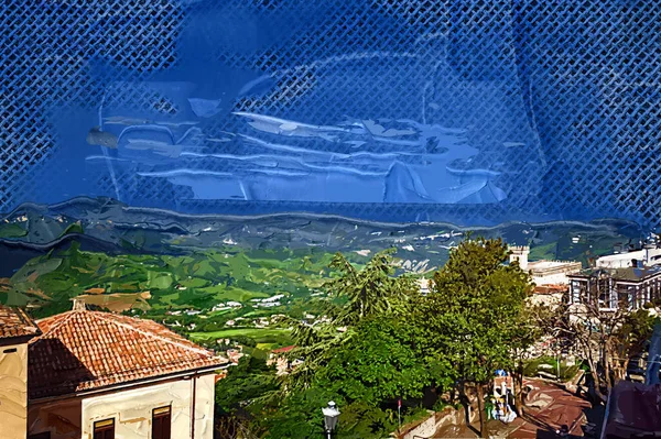 San Marino Fotografia Sztuki — Zdjęcie stockowe