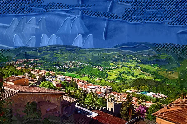 San Marino Kunstfotografie — Stockfoto