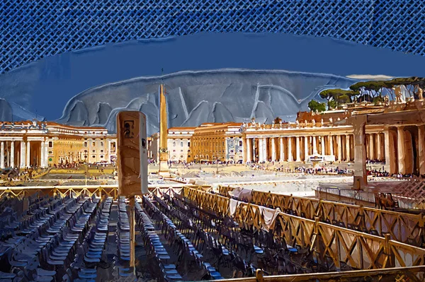 梵蒂冈艺术摄影罗马意大利观 — 图库照片