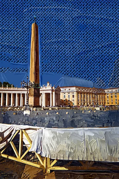 Watykan Fotografia Artystyczna Rzym Włochy Widok — Zdjęcie stockowe