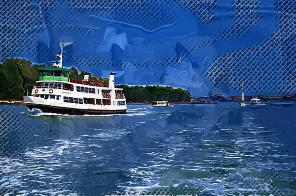 Venedik tekneleri liman, gemiler, İtalya, antika retro