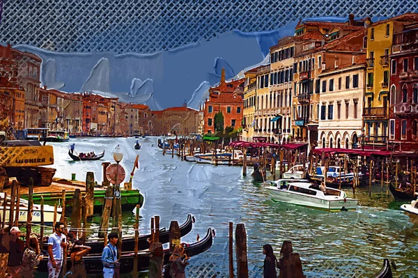 Island Murano Venice Italy View Canal Boat — Stock Photo, Image