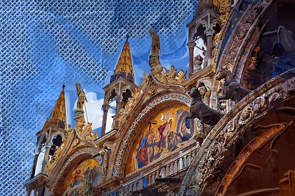 이탈리아 베니스에 마르코 대성당 마르코 대성당 — 스톡 사진