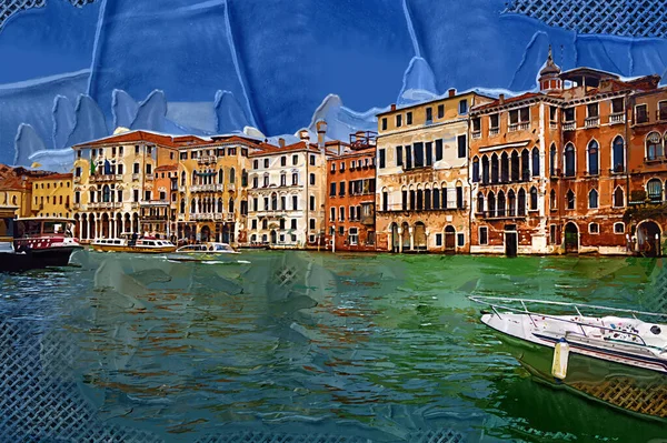 Venice View Cityline Θαλάσσια Κτίρια Ιταλία — Φωτογραφία Αρχείου