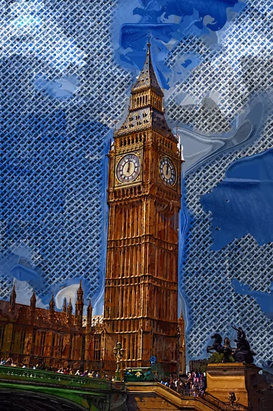 Большой Бен Палаты Парламента Лондон — стоковое фото