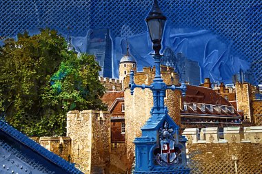 Londra silueti Tower Köprüsü, Londra