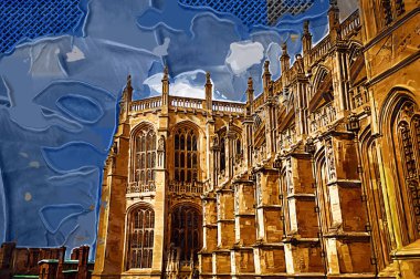 Windsor, İngiltere, Windsor Şatosu 'ndaki Aziz George Şapeli