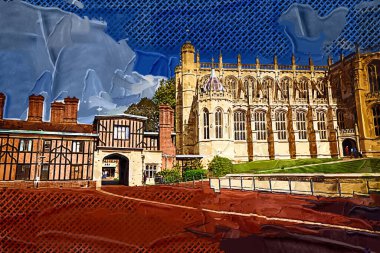 Windsor, İngiltere, Windsor Şatosu 'ndaki Aziz George Şapeli