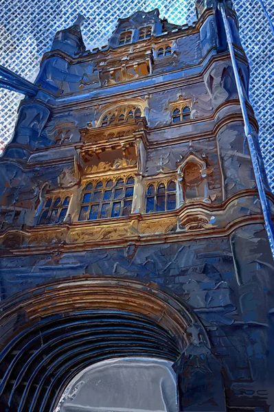 Londýnské Panorama River Thames Tower Bridge Tower London — Stock fotografie