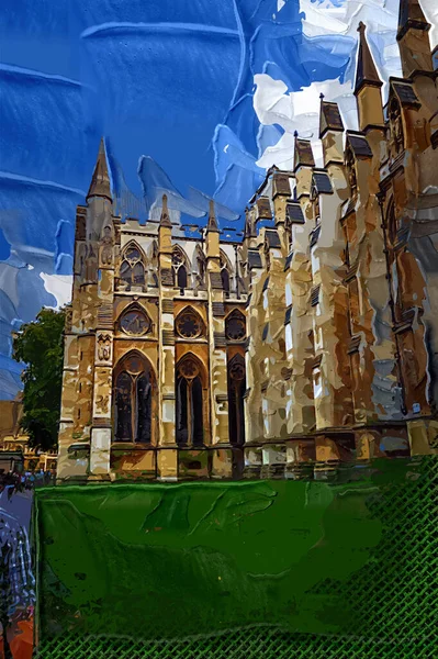 Westminster Abbey Λονδίνο Ηνωμένο Βασίλειο Ευρώπη — Φωτογραφία Αρχείου