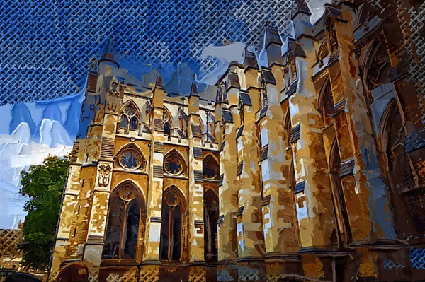 Westminster Abbey Λονδίνο Ηνωμένο Βασίλειο Ευρώπη — Φωτογραφία Αρχείου