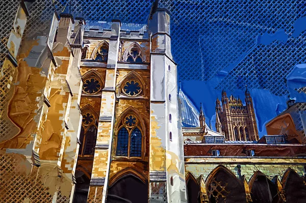Westminster Abbey Londýn Velká Británie Evropa — Stock fotografie