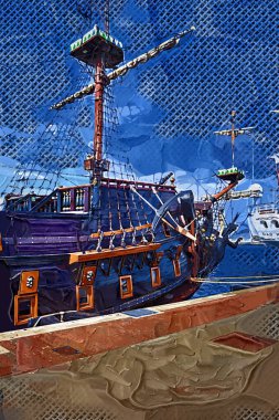 Liman fotoğrafçılığında Gdynia korsan gemisi