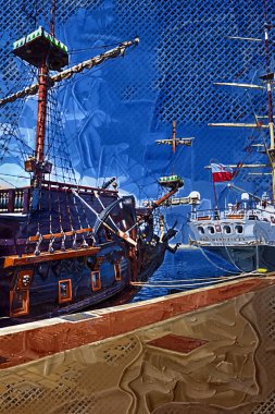 Liman fotoğrafçılığında Gdynia korsan gemisi
