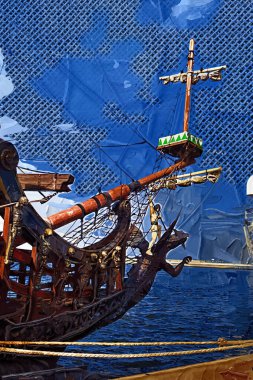 Liman fotoğrafçılığında Gdynia korsan gemisi