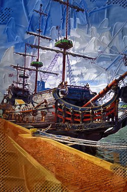 Liman fotoğrafçılığında Gdynia korsan gemisi