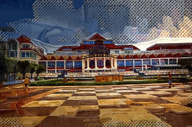 Sopot 'un güzel mimarisi, Polonya