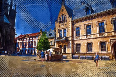 Prag 'daki St. Vitus Katedrali, antika antika