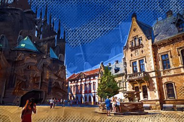 Prag 'daki St. Vitus Katedrali, antika antika