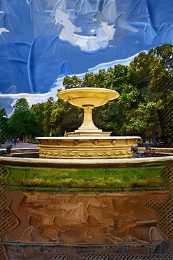 Frederic Chopin Anıtı. Varşova Lazienki Parkı, Polonya