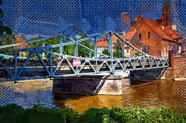 Wroclaw, Polonya 'nın en çok Tumski' sine Aşıklar, Katedral veya Yeşil Köprü de denir. Meşhur Polonyalı turizm merkezi