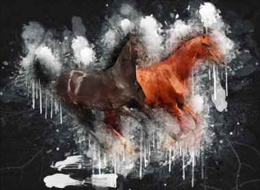 Renkli at resmi grunge resmi