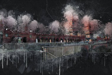 Berlin sanat eskizi çizimi eğlenceli tasarım antika retro