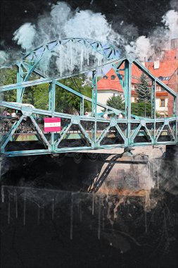 Wroclaw City Poland antika sanat eskizi çizimi