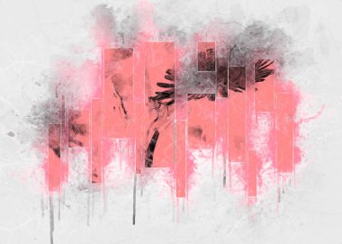 soyut renk tasarımı sanat illüstrasyonu