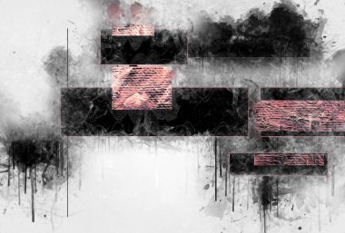 soyut renk tasarımı sanat illüstrasyonu