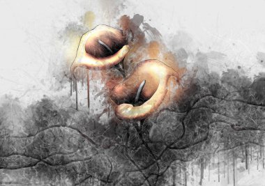 Resim resimli klasik arkaplan