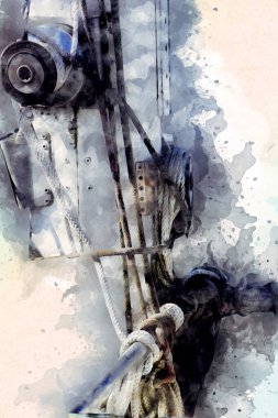 Askeri gemi, Atlantik Denizi 'nin engebeli çizimlerinden geçiyor.