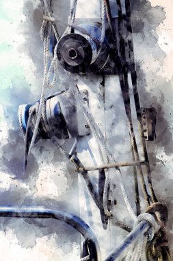 Askeri gemi, Atlantik Denizi 'nin engebeli çizimlerinden geçiyor.