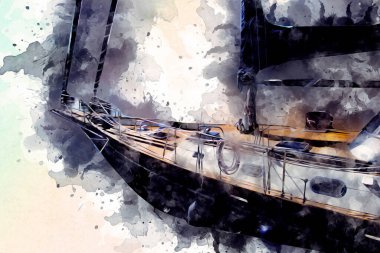 Askeri gemi, Atlantik Denizi 'nin engebeli çizimlerinden geçiyor.