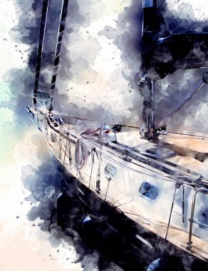 Askeri gemi, Atlantik Denizi 'nin engebeli çizimlerinden geçiyor.