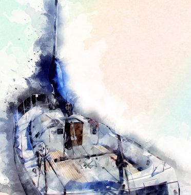 Askeri gemi, Atlantik Denizi 'nin engebeli çizimlerinden geçiyor.