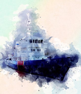 Yelkenli tekneler rıhtıma, liman sanatı illüstrasyonları klasik