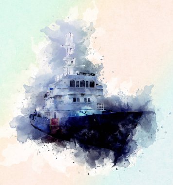 Yelkenli tekneler rıhtıma, liman sanatı illüstrasyonları klasik