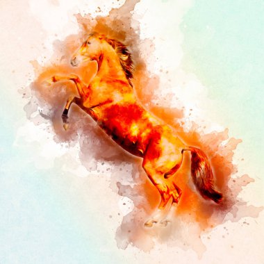 Renkli at resmi grunge resmi