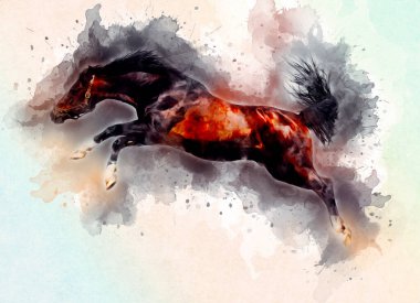 Renkli at resmi grunge resmi