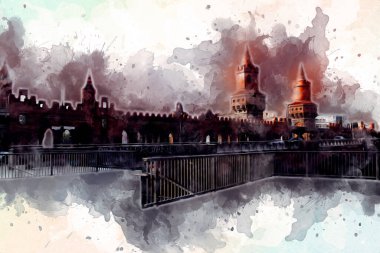 Berlin sanat eskizi çizimi eğlenceli tasarım antika retro