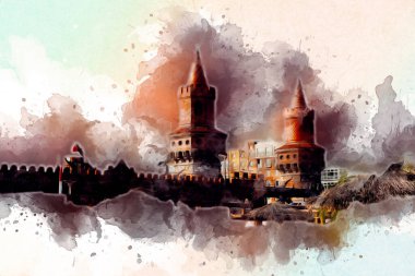 Berlin sanat eskizi çizimi eğlenceli tasarım antika retro