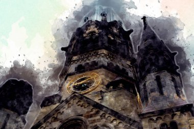 Berlin sanat eskizi çizimi eğlenceli tasarım antika retro