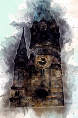 Berlin sanat eskizi çizimi eğlenceli tasarım antika retro