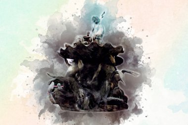 Berlin sanat eskizi çizimi eğlenceli tasarım antika retro