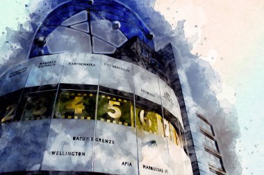 Berlin sanat eskizi çizimi eğlenceli tasarım antika retro