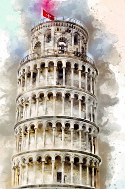 Roma İtalya sanatı eskiz çizimi eğlenceli tasarım antika retro