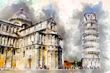 Roma İtalya sanatı eskiz çizimi eğlenceli tasarım antika retro